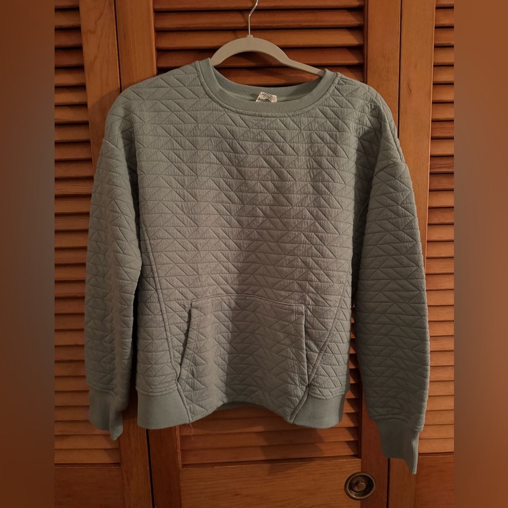 Women’s Quilted Sweater - Light Green